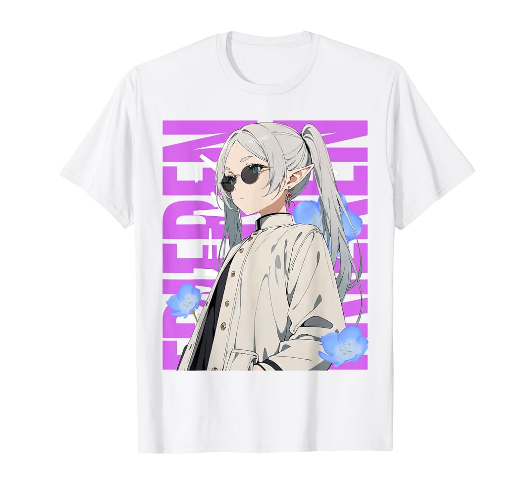 Stylish Frieren Anime Streetwear Tee