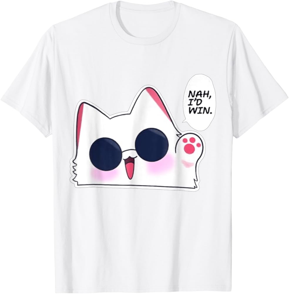 Nah I'd Win Gojo Cat Japanese T-Shirt