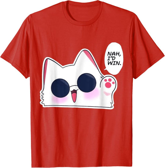 Nah I'd Win Gojo Cat Japanese T-Shirt